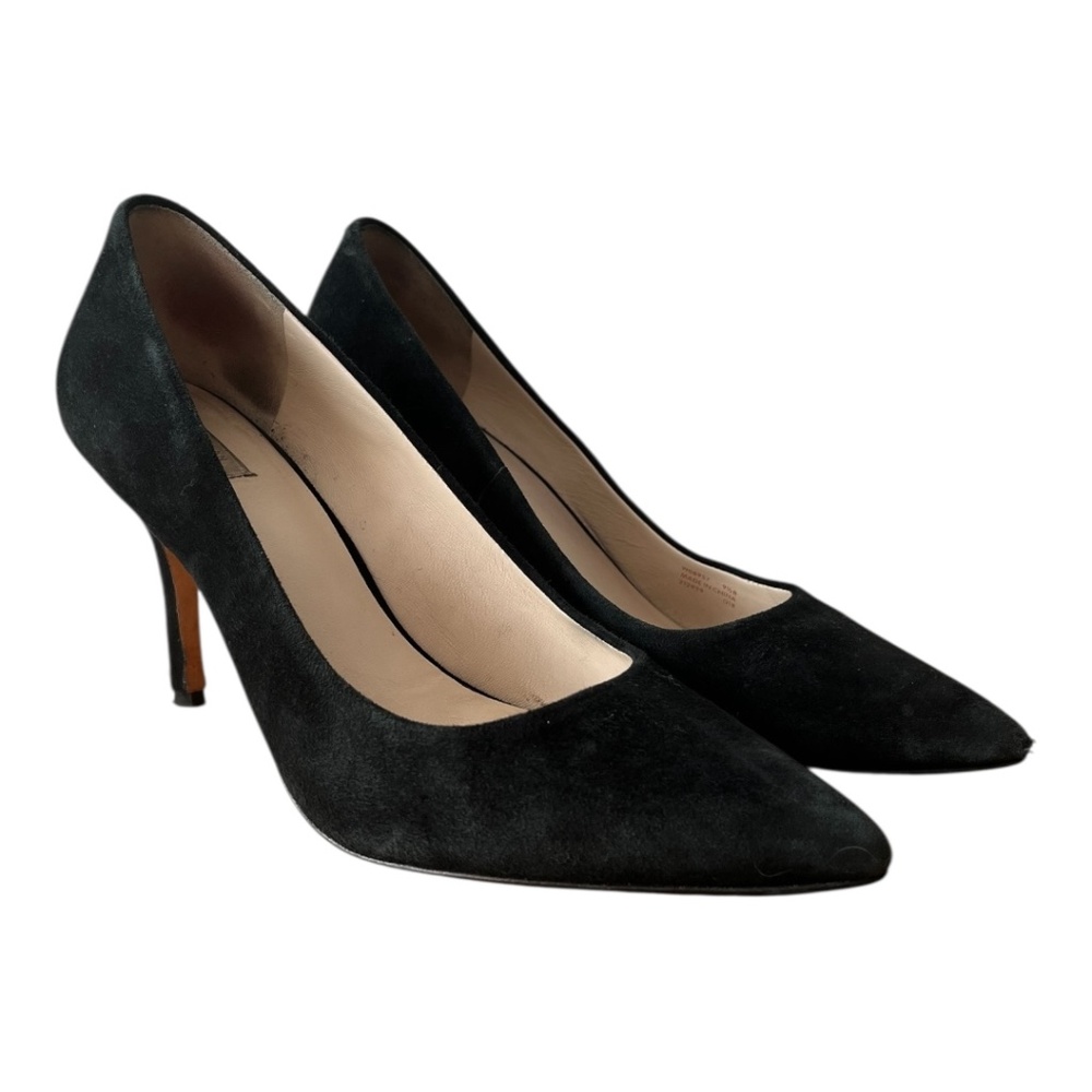 Cole Haan Black Suede Stilettos Size 9.5B
